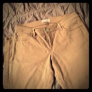 Express Taupe Colored Skinny Jeans