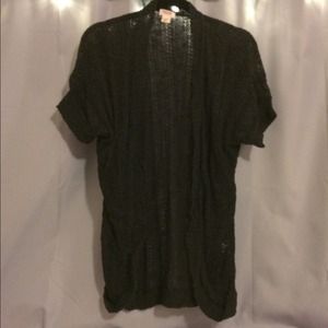 MOSSIMO KNIT SHORT SLEEVE CARDIGAN