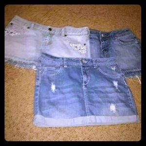 Jean skirt bundle
