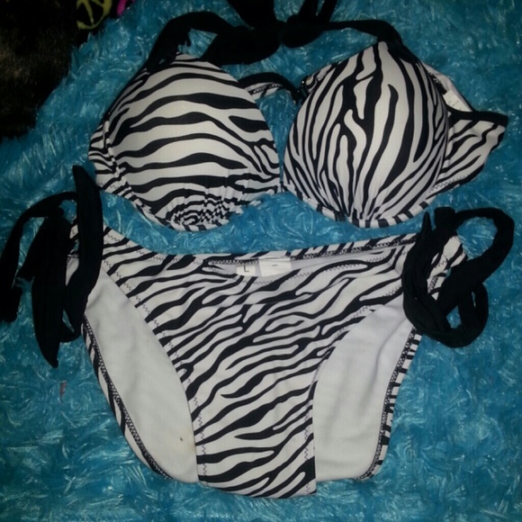 Zebra Deb bathing suit push up . trade - Picture 1 of 1