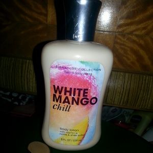 White mango hand lotion