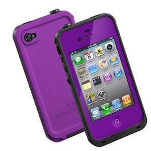 iPhone 4 Lifeproof Waterproof purple case