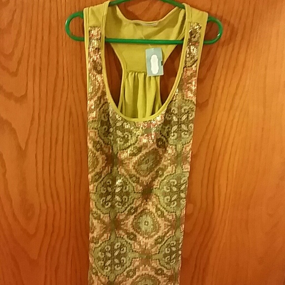 Summer shimmery top