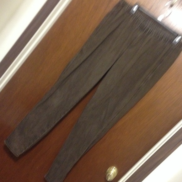 Brown Denim Tall Elastic Waist. 32" inseam