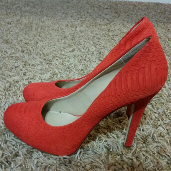 INC Concepts orange pumps Spring sale, ends 3/31