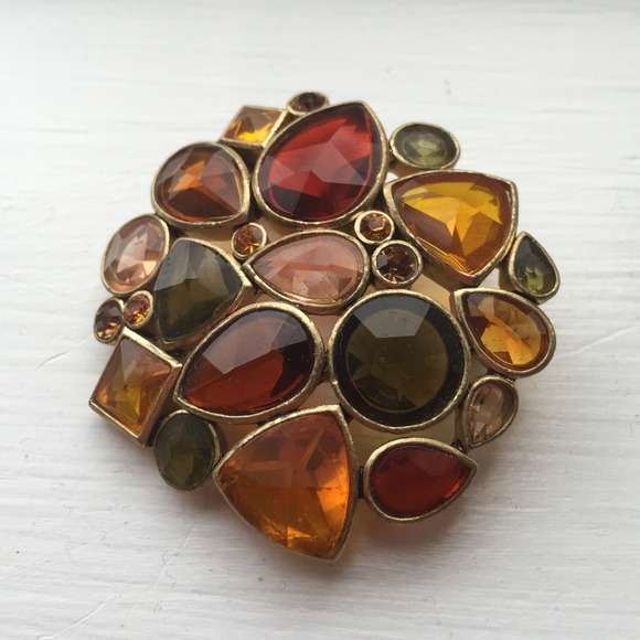 Jewel Stone Brooch