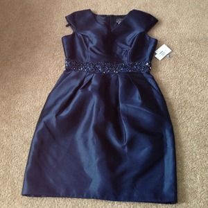 Navy blue dress 12P