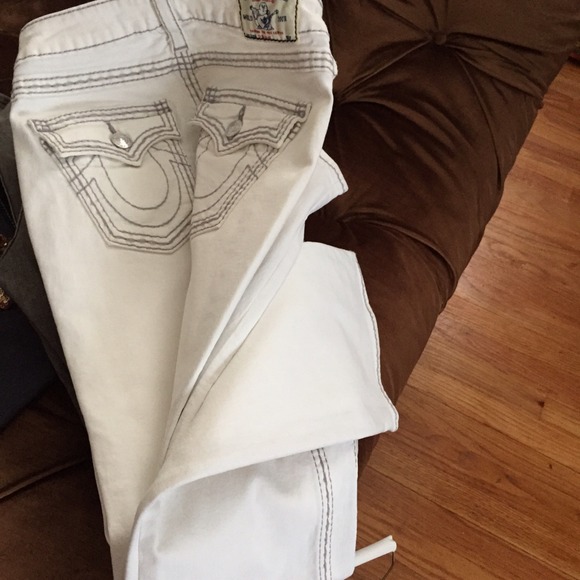 White and gray true religion big Big stitch - Picture 2 of 2