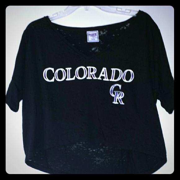 Victoria Secret Colorado Rockies crop top