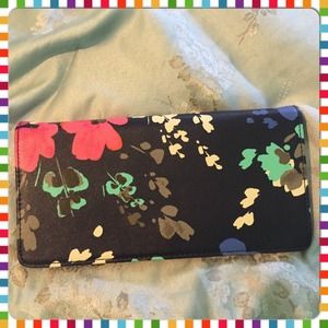 Floral Travel Passport Wallet