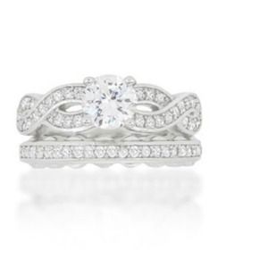 Almost diamonds infinity twist bridal