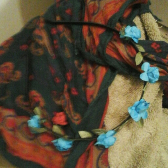 Flower head band