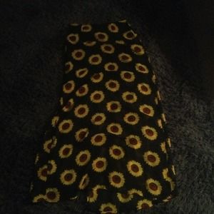 Pacsun Sunflower Maxi skirt