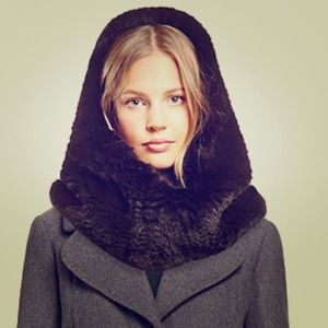 Glamourpuss Real Fur Hood