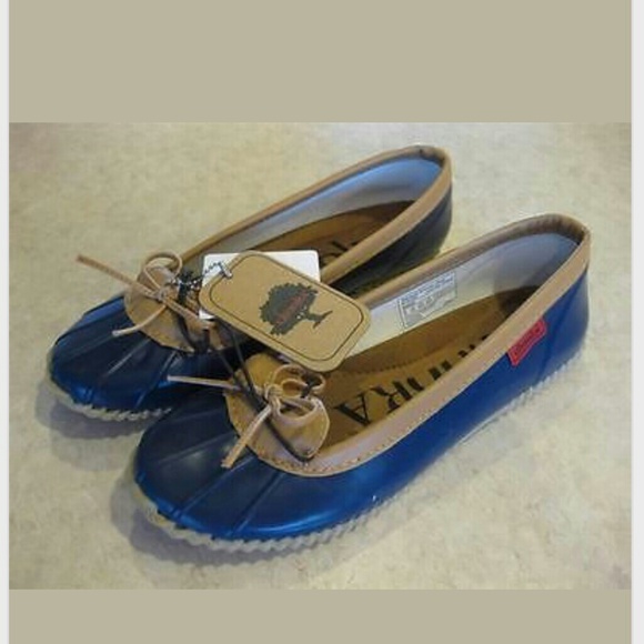 Chooka Solid Duck Skimmer Navy Women's Shoe Size 6