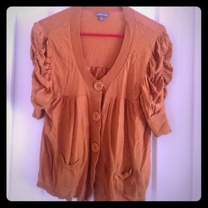 Ruched Sleeve Cardigan!