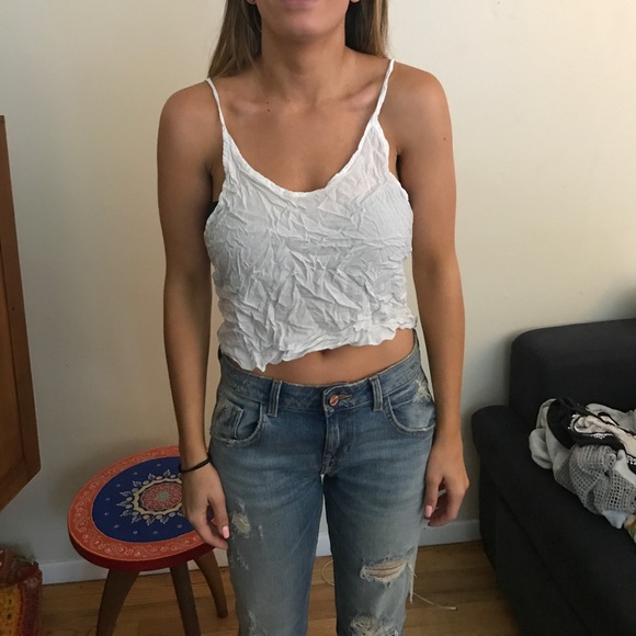 Brandy Melville Tops - Light blue brandy lose fit tank