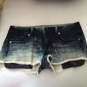 AE denim shorts
