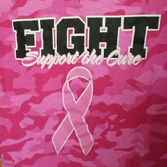 Camp pink breast cancer tshirt - Picture 2 of 3