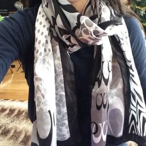 Beautiful COACH oversized scarf!