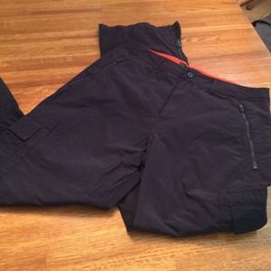 Black snowboarding pants
