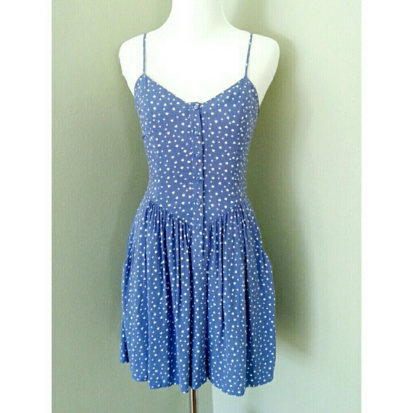 Purple Heart Print Sundress