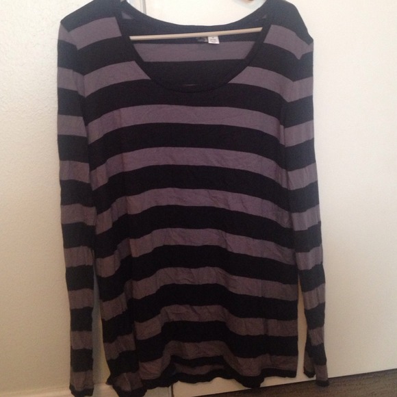 long sleeve stripe shirt
