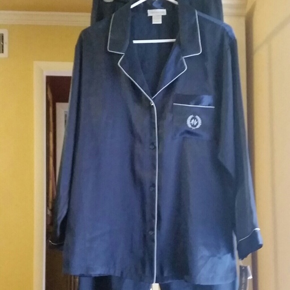 Blue pajama pant set