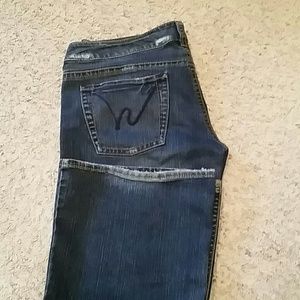Made to look worn, silver jeans 3 pairs of silver