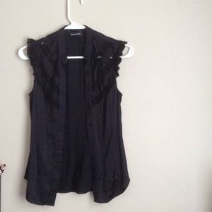 Black vest/ top