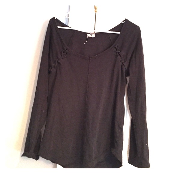 We The Free Long Sleeve with Threading on sleeves