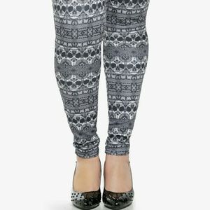 Torrid Skull Leggings