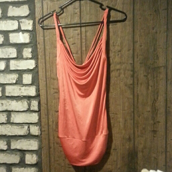 SEXY Orange silk top