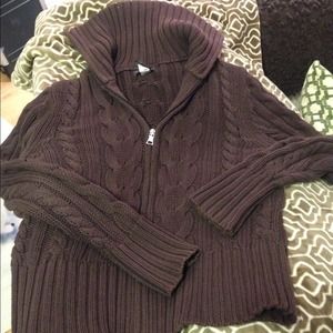 Banana Republic zipper front sweater