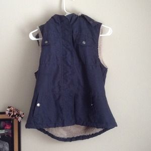 Navy blue vest
