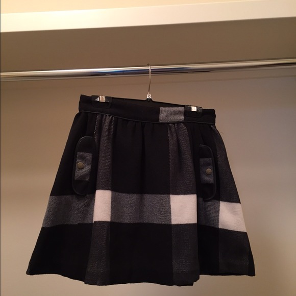 Free People plaid skirt