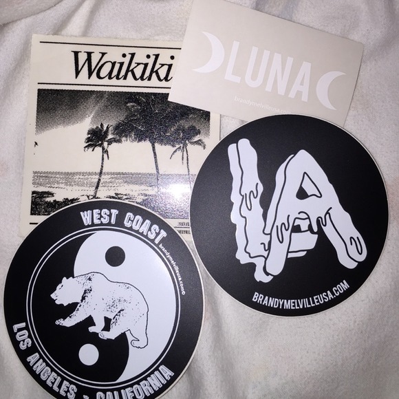 Brandy Melville sticker bundle!