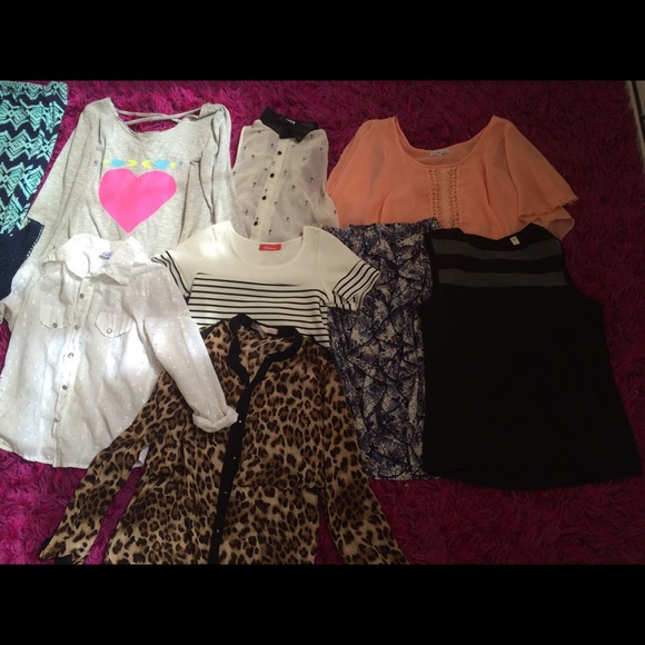 7 shirts, 3 dresses, 2 maxi skirts LOT