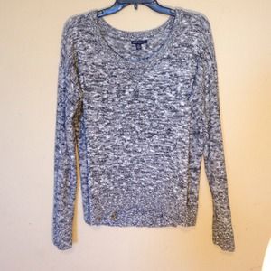 American Eagle Outfitters Shimmery Black Sweater