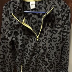 SOLD Rare Victoria secret leopard fleece