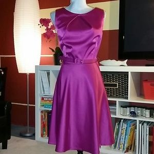 #79 Alyx sleeveless belted fit-and-flare dress