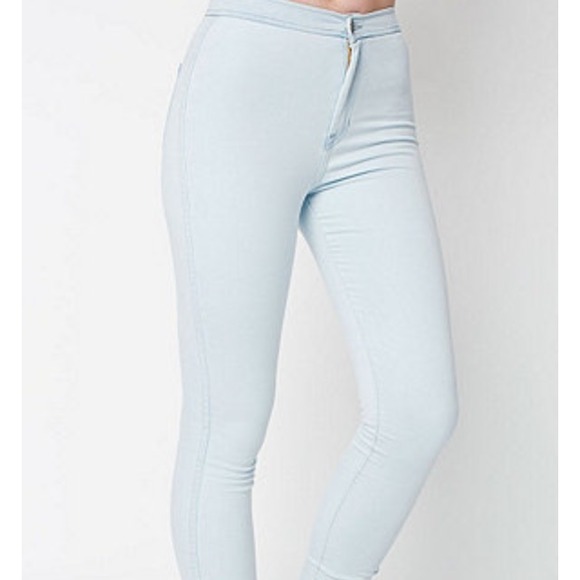 American Apparel Denim - AA light wash easy jeans