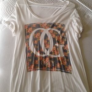 Obey white tee