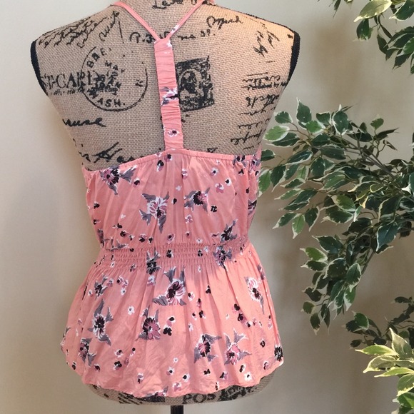 SOLD! Floral Racerback string top! - Picture 4 of 4