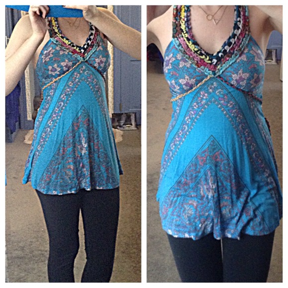 Unique Free People Halter Top ✌️ - Picture 2 of 3