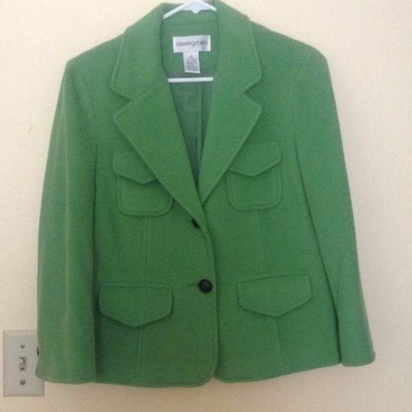 Green Bloomingdales Jacket