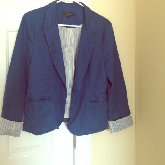 Green/blue blazer