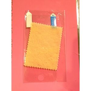 Never used screen protector and cloth!