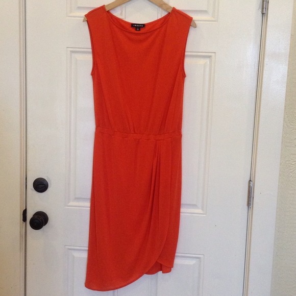 Nordstroms orange jersey dress