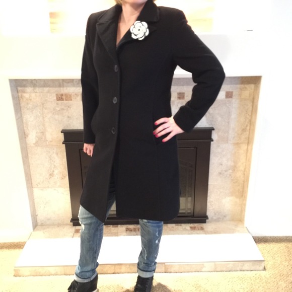 πHP 1/27π Larry Levine Wool Coat - Picture 2 of 2